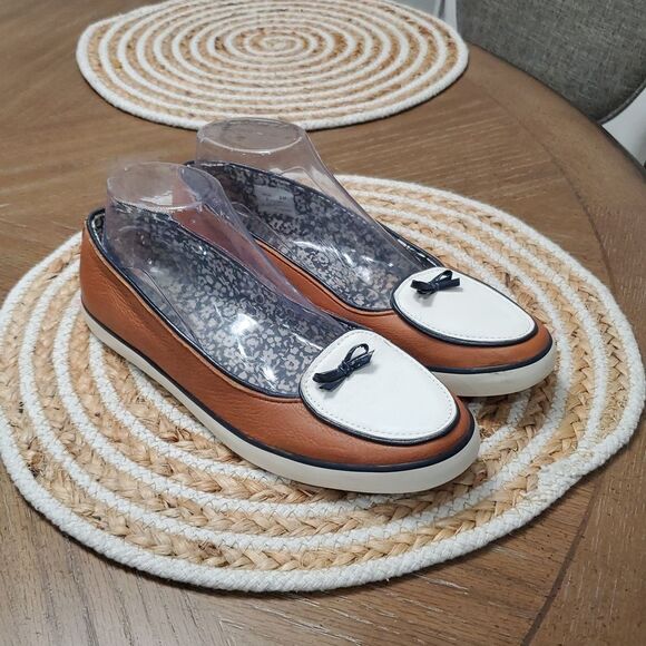 Sperry Top Sider Leather Shoes Size 8 Women's Loafers Patent Round Toe - Picture 1 of 8